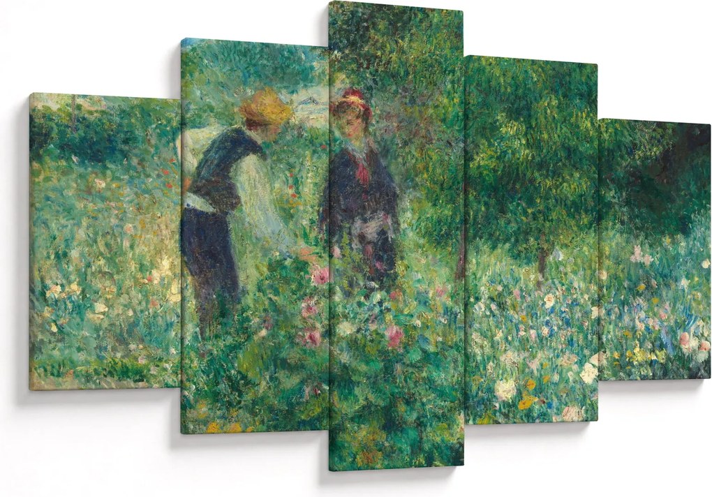 Kép - Auguste Renoir, Picking Flowers, reprodukciók (150x105 cm)