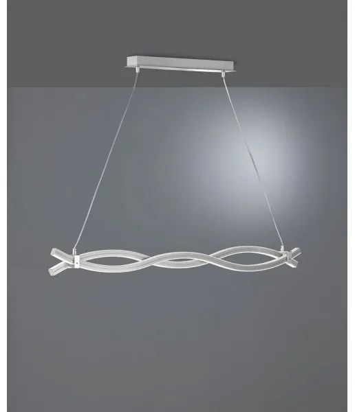 Reality - LED Csillár zsinóron WAVE LED/16W/230V + LED/9W