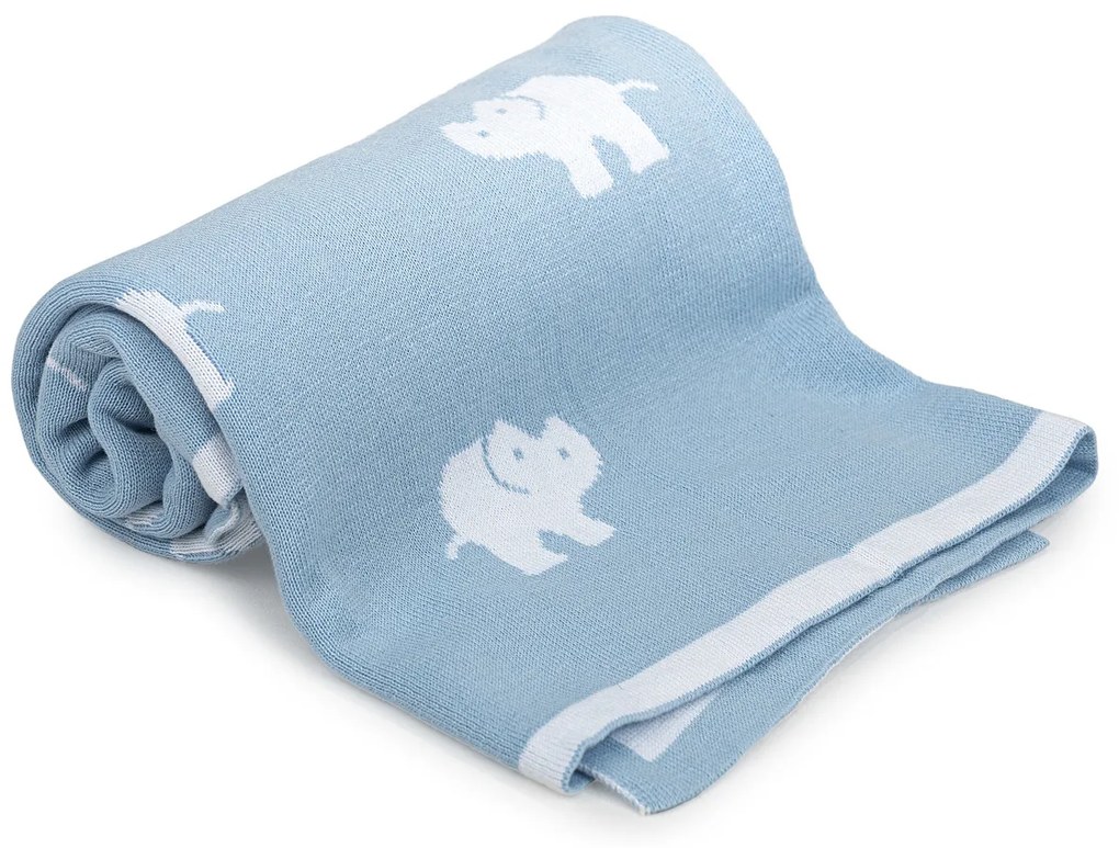 4Home Elefánt gyerek pamut pléd, 70 x 90 cm