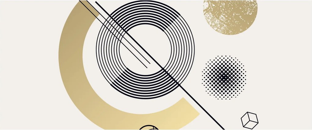 Kép - Geometriai formák N⁰2 (120x50 cm)
