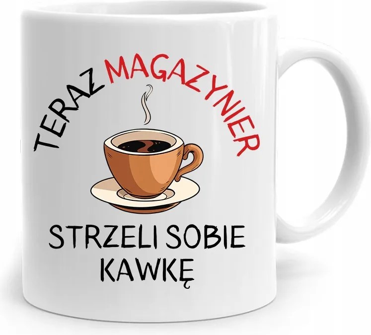 Ajándék Bögre Raktárosnak, fényképes nyomott mintás Kávé