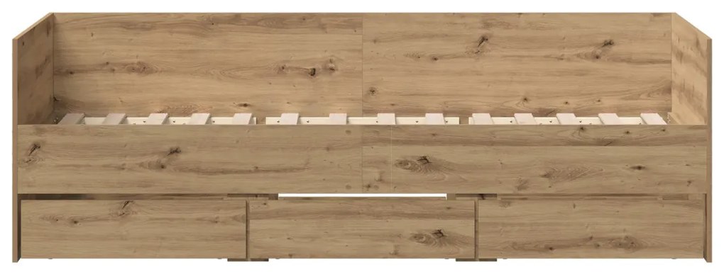 Kanapéágy Mesteri tölgy Mérnöki fa 90 x 200 cm Tartós Kanapéágy