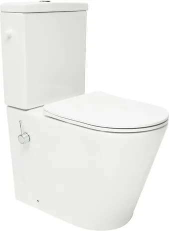 WC bidével kombinált SAT Brevis fehér fényes felülettel vario lefolyó SATBRE36BFC