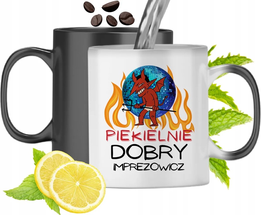 Mágikus Bögre Party Számára Színváltós, fényképes nyomtatással