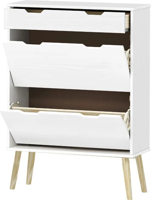 Cipősszekrény 100 x 33 x 50 cm fehér CS06-100