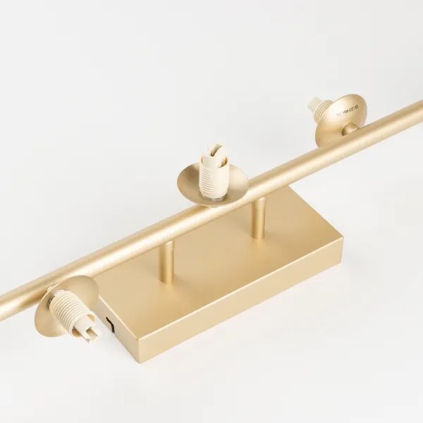 Brilagi - LED Felületre szerelhető csillár MILLA 7xG9/3W/230V arany/füstös