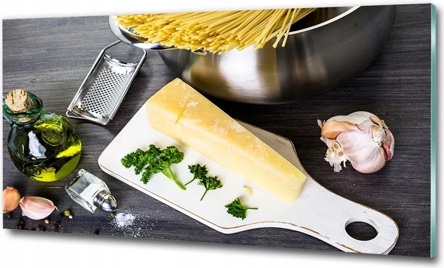 Fotó üvegkép Fokhagymás tészta 100x50