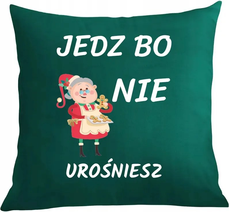 Párna párnahuzat Klasszikus Nagyi egyél, mert nem fogsz megnőni Ajándék