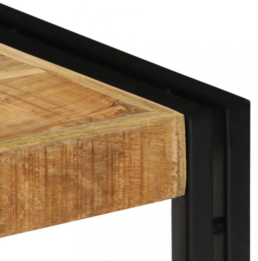 tömör mangófa TV-szekrény 90 x 30 x 40 cm