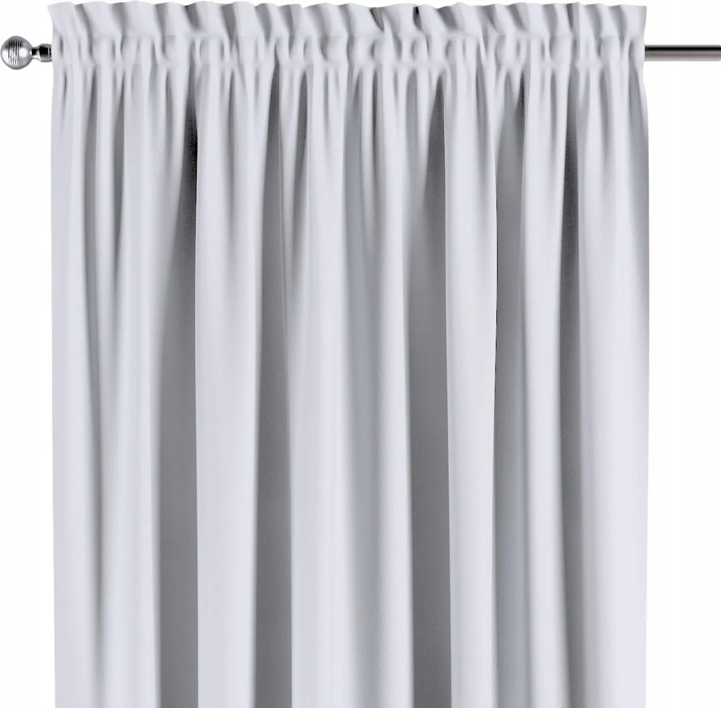 Csatornafüggöny frufruval 1 db 130x260cm fehér