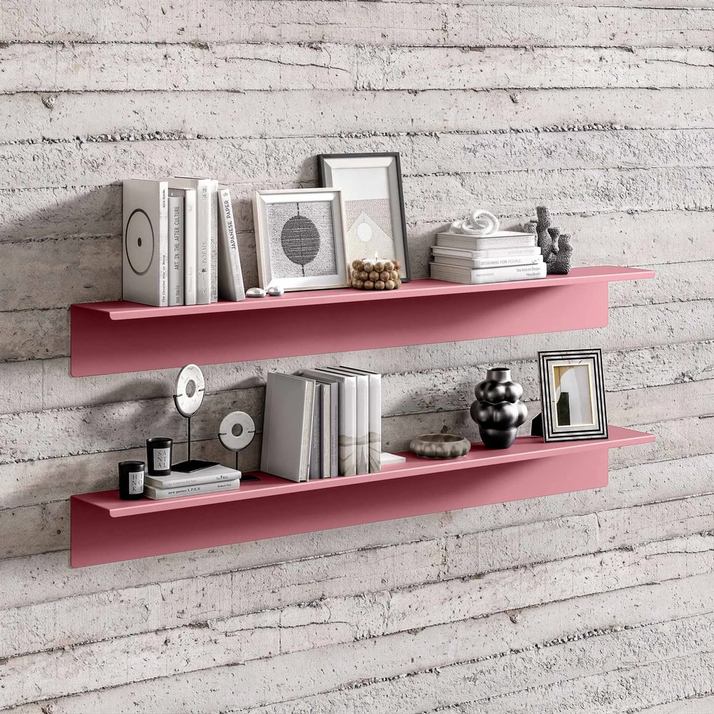 JOANNE fali polc 1200 mm, Fresh Style: púderrózsaszín