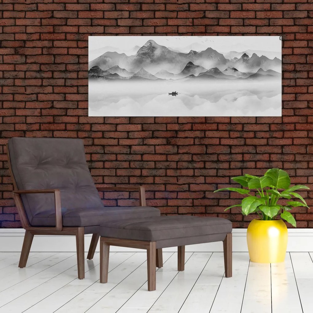 Kép - Japán tó (120x50 cm)