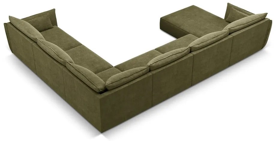 Zöld sarokkanapé (jobb oldali) Vanda – Mazzini Sofas