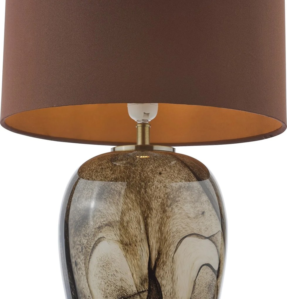 Dar Lighting glamour modern asztali lámpa egas barna darega4229