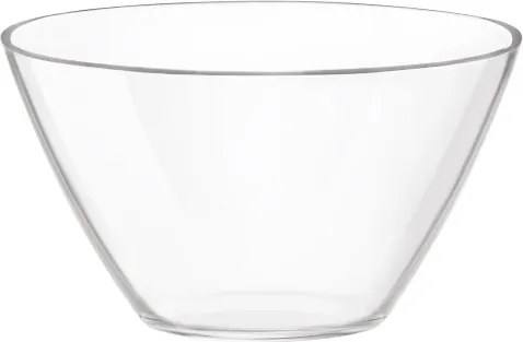 Saláta tálaló basic kerek 20cm bordó