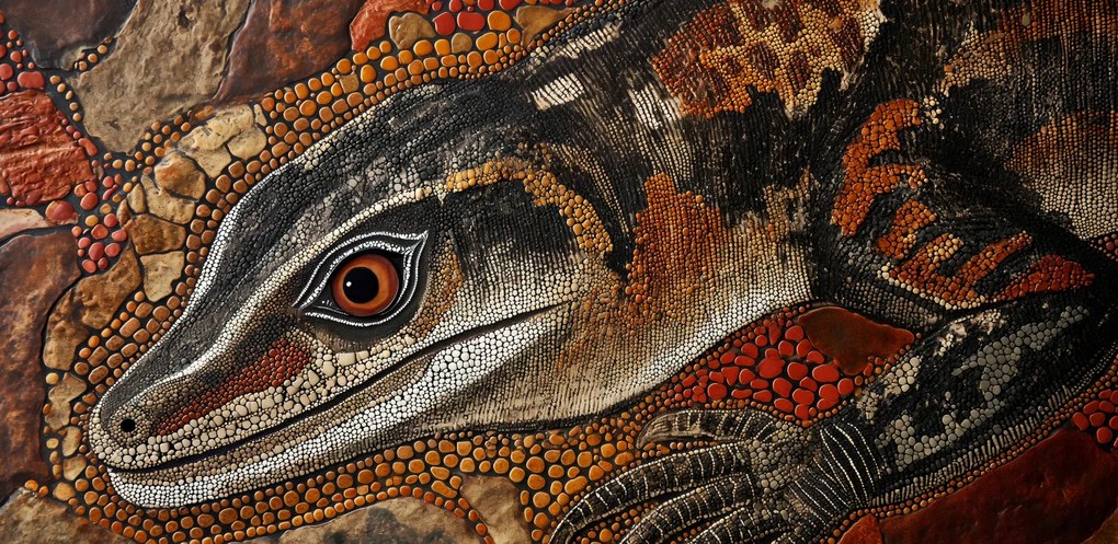 Poszter 91,3x44,5cm Gyíkszem