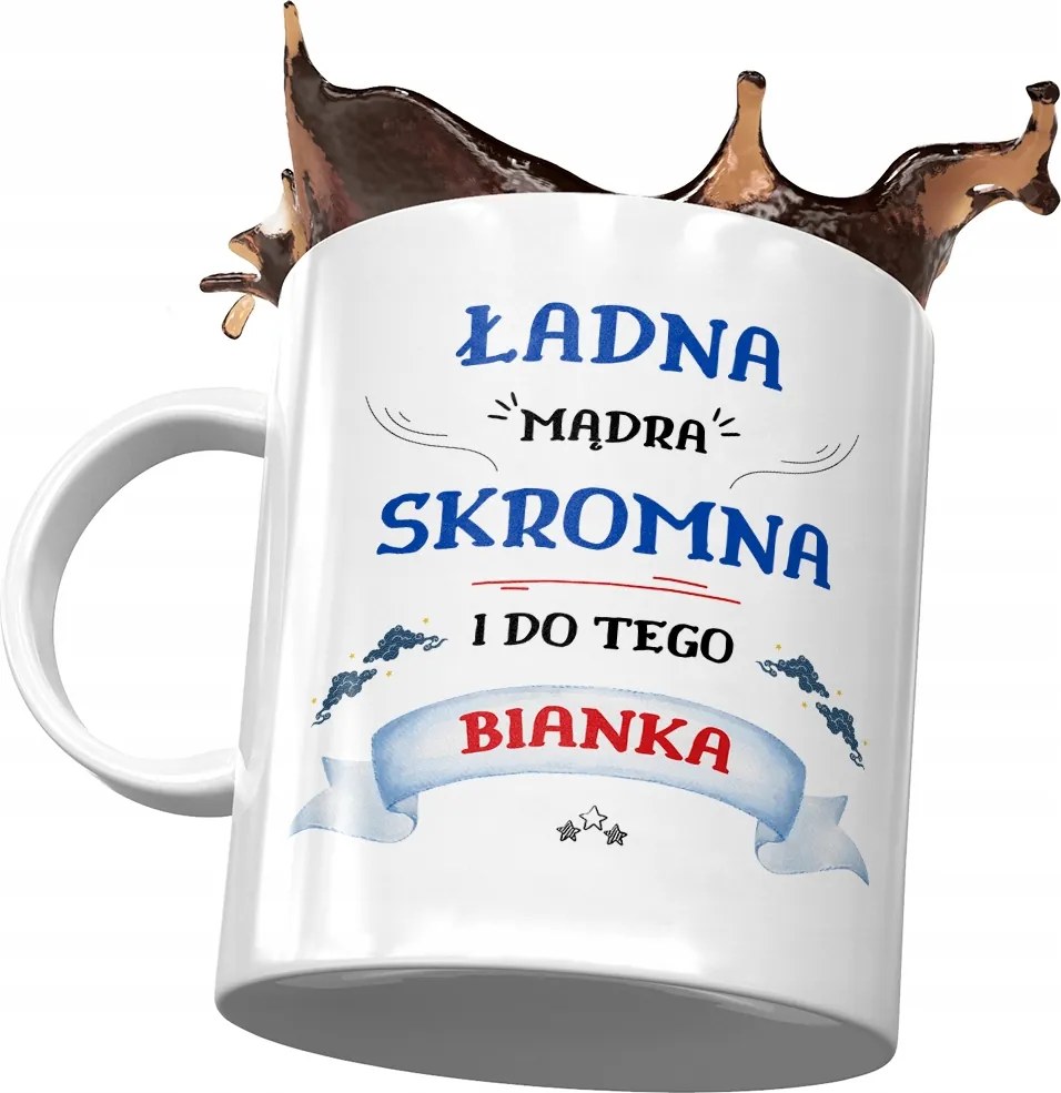 Bögre Bianka Feleség Barátnő Ajándék Nyomtatott Fotóval