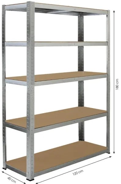 Fieldmann - Tároló állvány 180x120x40 cm