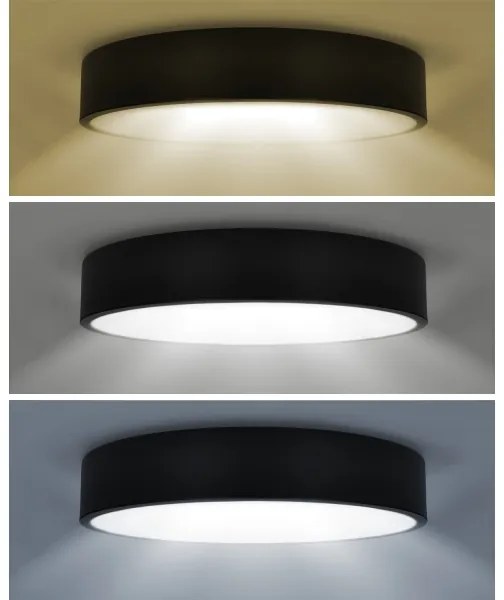 Brilagi - LED mennyezeti lámpa POOL LED/36W/230V 3000/4500/6000K Ø 30 cm fekete