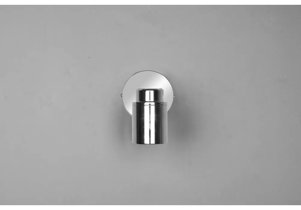 Fényes ezüstszínű fém spotlámpa 10x9 cm Angelo – Trio