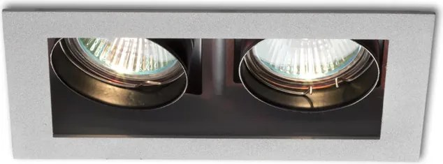 RENDL MONE II billenthető ezüstszürke 12V GU5,3 2x50W