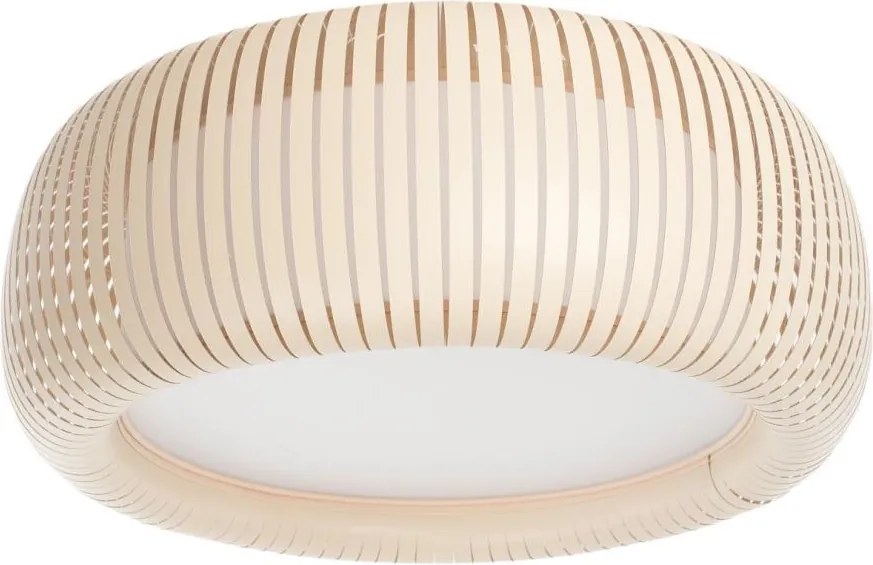 Mennyezeti lámpa STRIPES 2xE27/40W/230V átm. 55 cm krémszínű/fehér