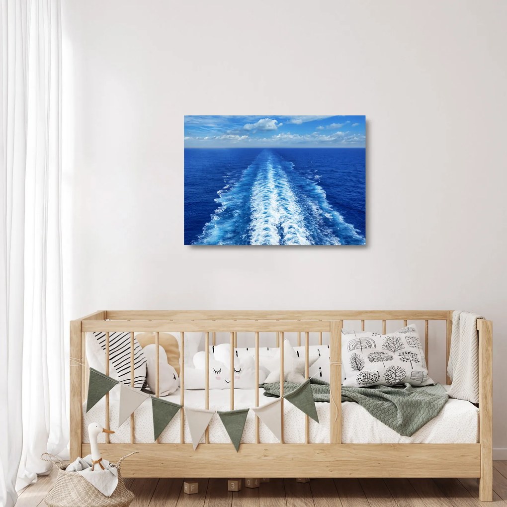 Üveg kép - A tenger (70x50 cm)