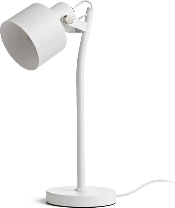 RENDL CELEIA asztali lámpa matt fehér matt nikkel 230V LED E27 11W