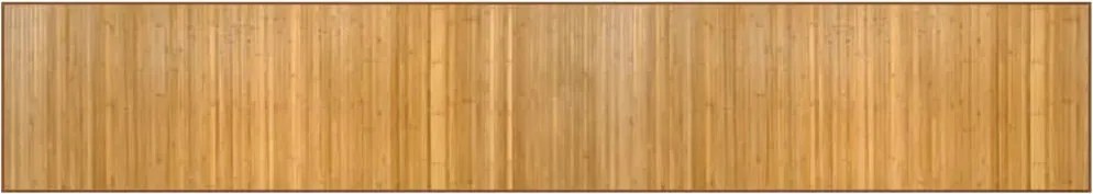 vidaXL négyszögletű természetes bambusz szőnyeg 60 x 400 cm