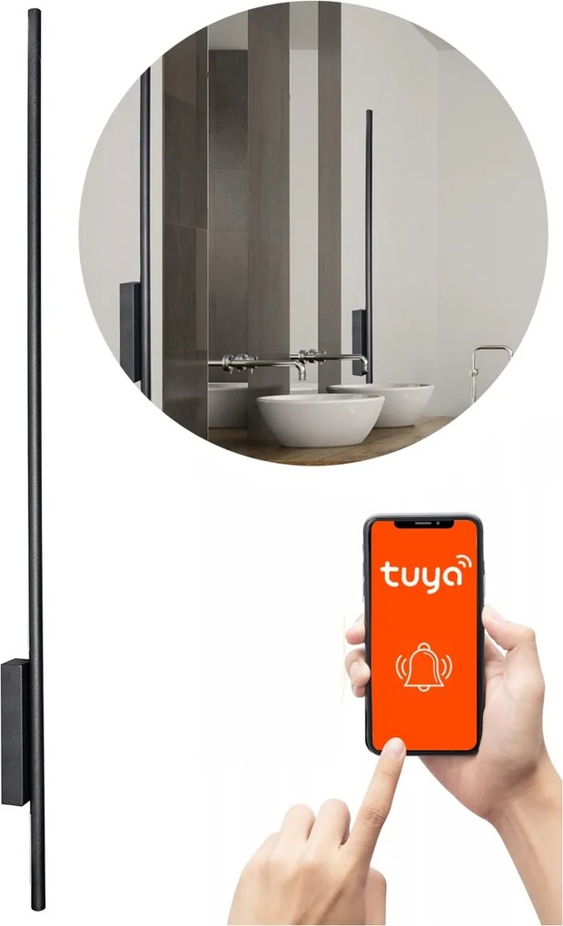 Fali Lámpa Led Tükör 7W Rgb Cct Tuya Alkalmazás