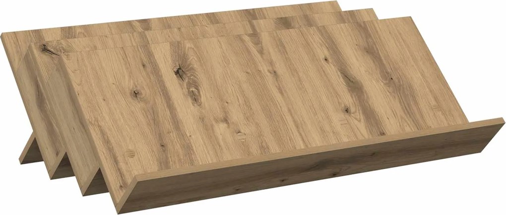 vidaXL Magazin állvány Artisan tölgy 90 x 53 x 28,5 cm Faanyag