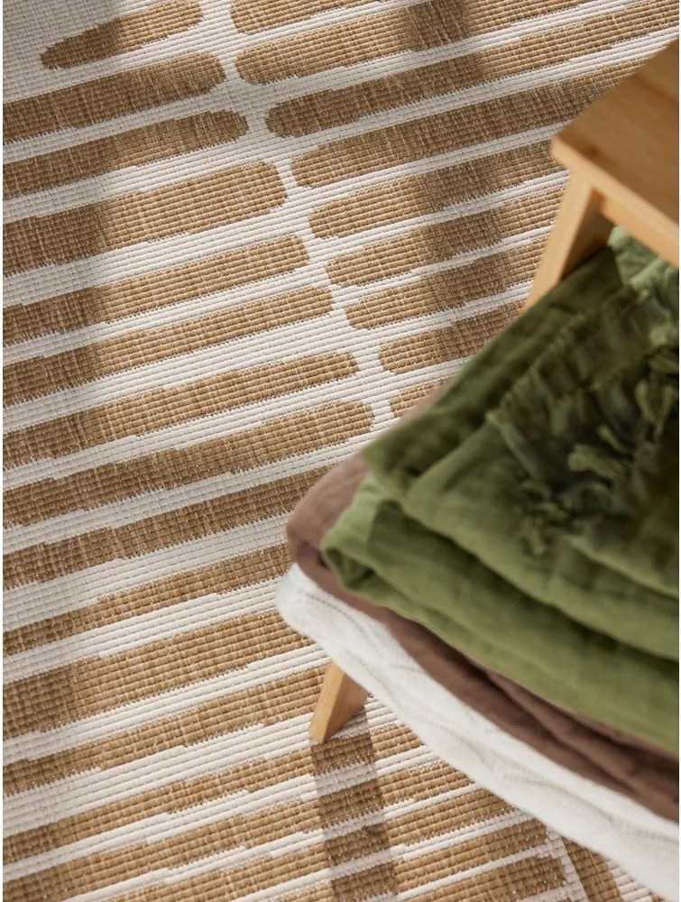 Krémszínű-natúr színű kerek kültéri-beltéri szőnyeg ø 160 cm Haringey Bounds – Ted Baker