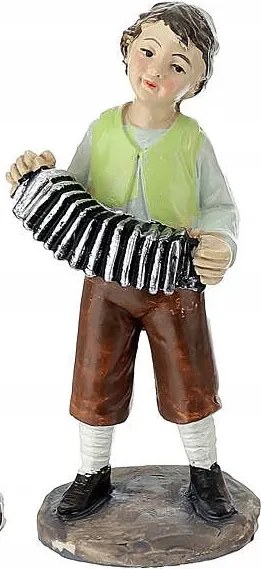Betlehem figura "Fiú harmonikával"- 10-11cm magas figurákhoz