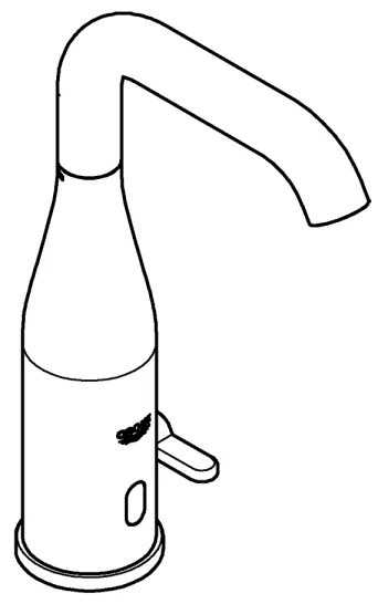 GROHE 36445000 - Infravörös elektronikus mosdócsaptelep ESSENCE E fényes króm