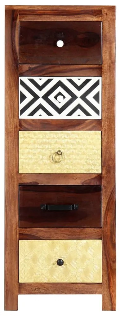 tömör akácfából kisszekrény 40 x 30 x 110 cm