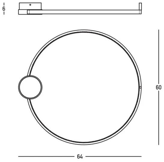 Zambelis 23096 - LED Dimmelhető mennyezeti lámpa LED/24W/230V 3000K arany