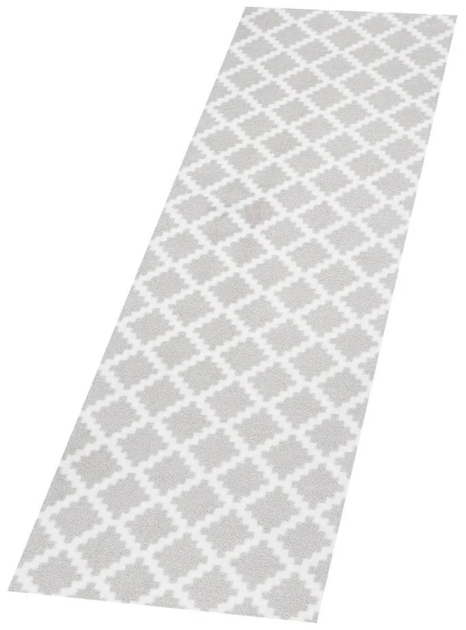 Elegance világosszürke futószőnyeg, 50 x 150 cm - Zala Living