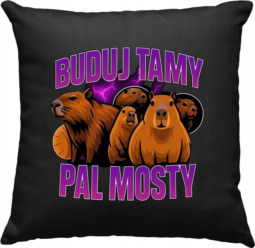 Hód mém párna, fekete