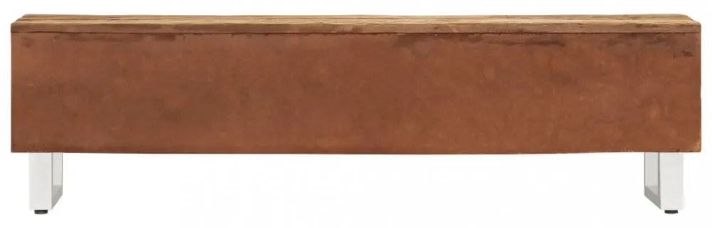 tömör újrahasznosított fa TV állvány 140 x 30 x 40 cm