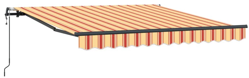 Automatikus Behúzható Napernyő Sárga és Narancssárga 300x250 cm