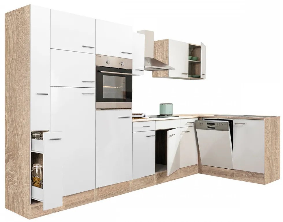 Yorki 370 sarok konyhabútor felülfagyasztós hűtős kivitelben