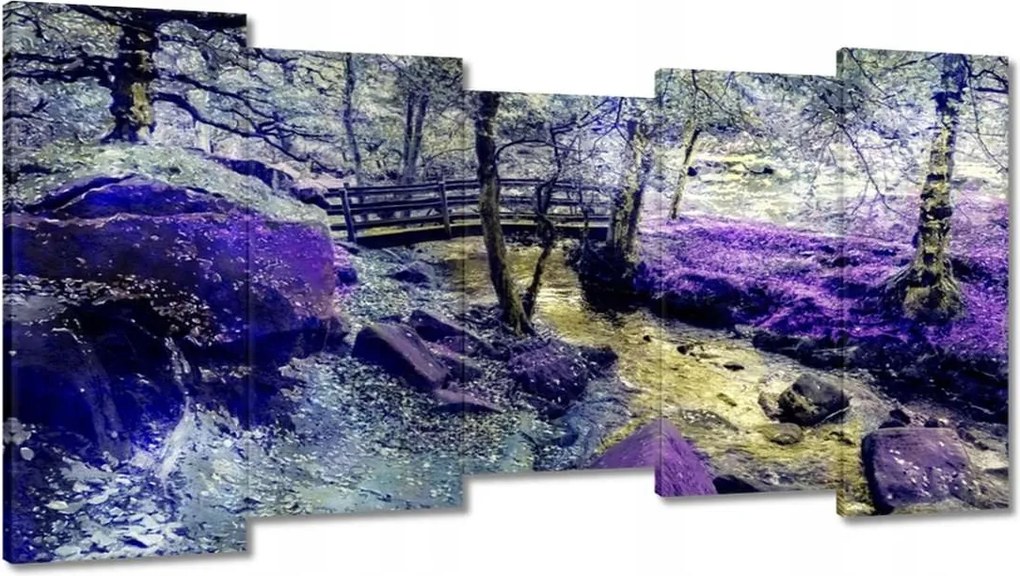 Festmények 150x80 Híd a folyó felett