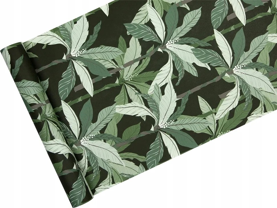 Skandináv Pálmafák tapéta, sötét háttér