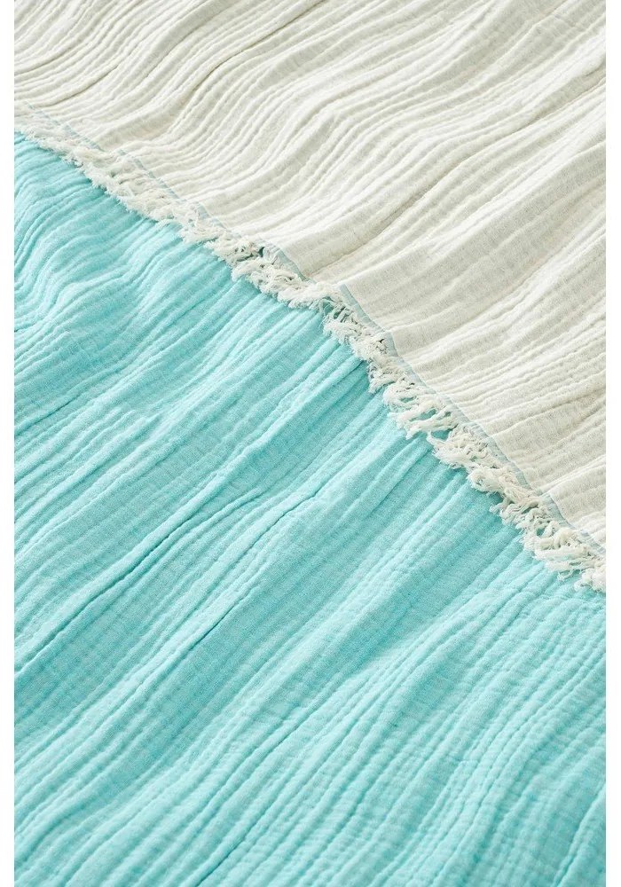 Türkiz muszlin ágytakaró 170x250 cm Muslin – Mijolnir