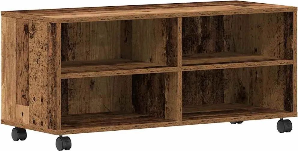vidaXL TV szekrény Barna 90 x 35 x 40.5 cm Faanyag
