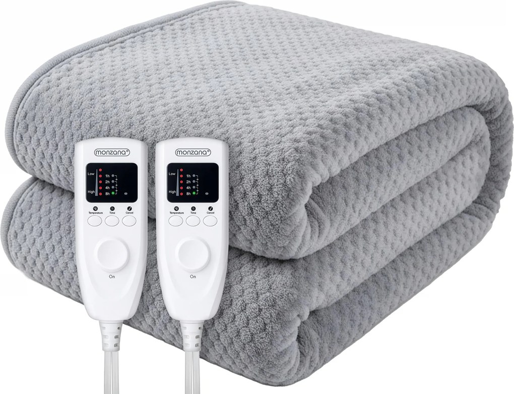 Deuba Polár fűtött takaró - szürke