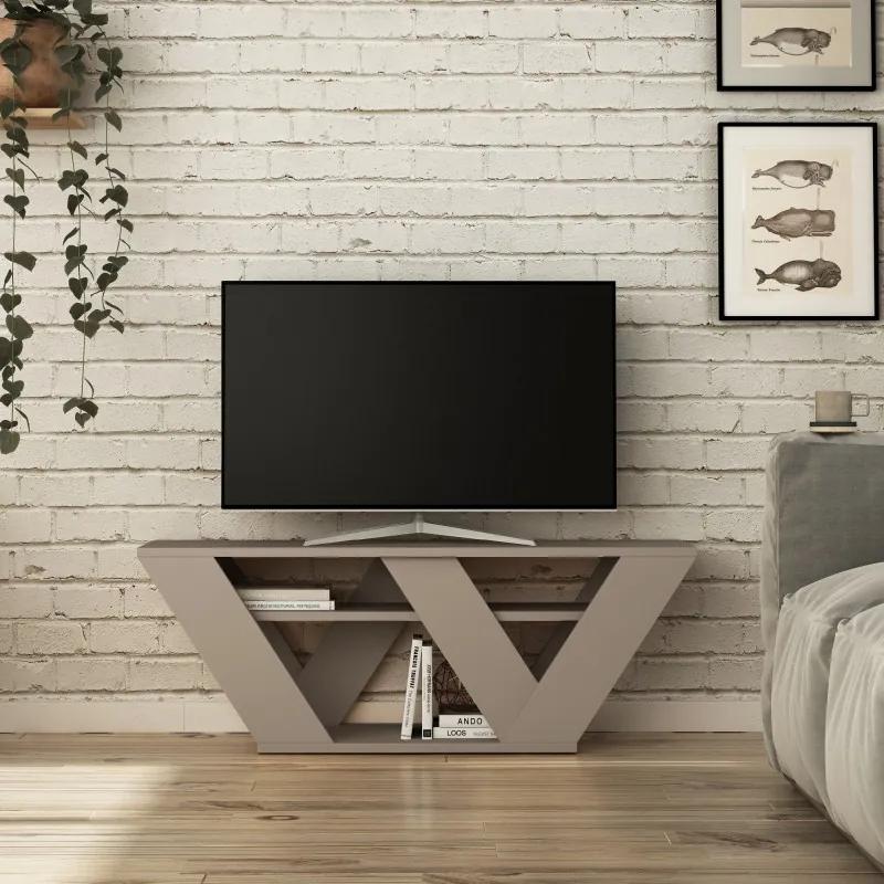 Pipralla világos mokka tv állvány 110 x 40 x 30 cm