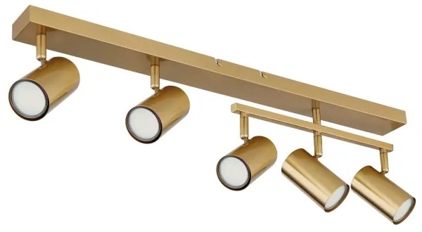 Globo 57911-5GO - spotlámpa ROBBY 5xGU10/35W/230V arany