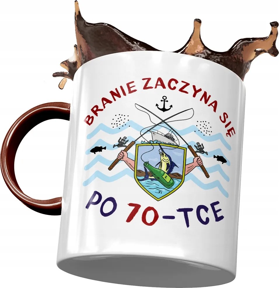 Bordó Bögre Születésnapra 70 70-es 70-es Ajándék Nyomtatott Fotóval