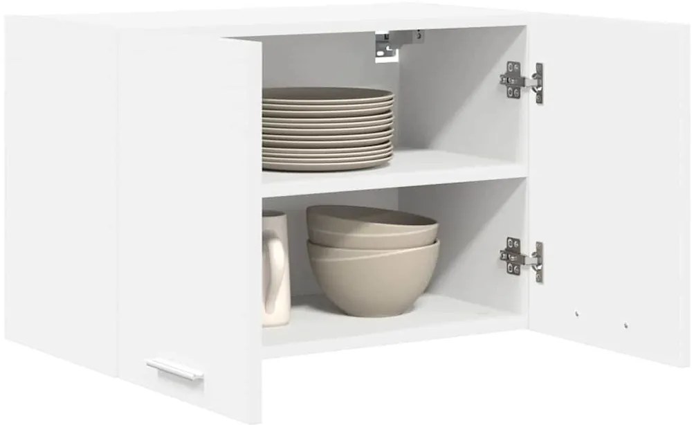 Függő szekrény ajtóval Riga 2 pcs Fehér 60 x 31 x 40 cm Faanyag